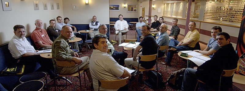 Encounter group with Chris Phillips