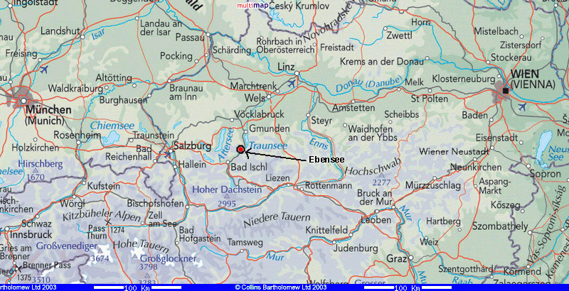 Multimap of austria
