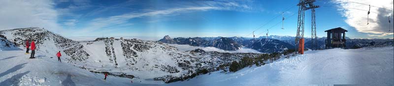 180degree panorama from Steinkogel