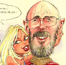 Cartoon of David